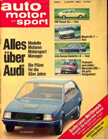 Deckblatt Auto Motor und Sport (14/1979)